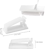SOULWIT 50-Pcs Self Adhesive Cable Clips Cable Organisers White view 3