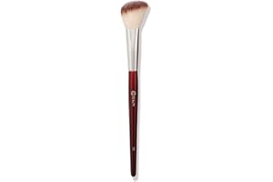 BK BEAUTY 112 SMALL ANGLED FACE BRUSH – Precise Angled Blush Brush for Soft, Natural Blend, Ideal for Blush on Smaller Faces & Highlighting