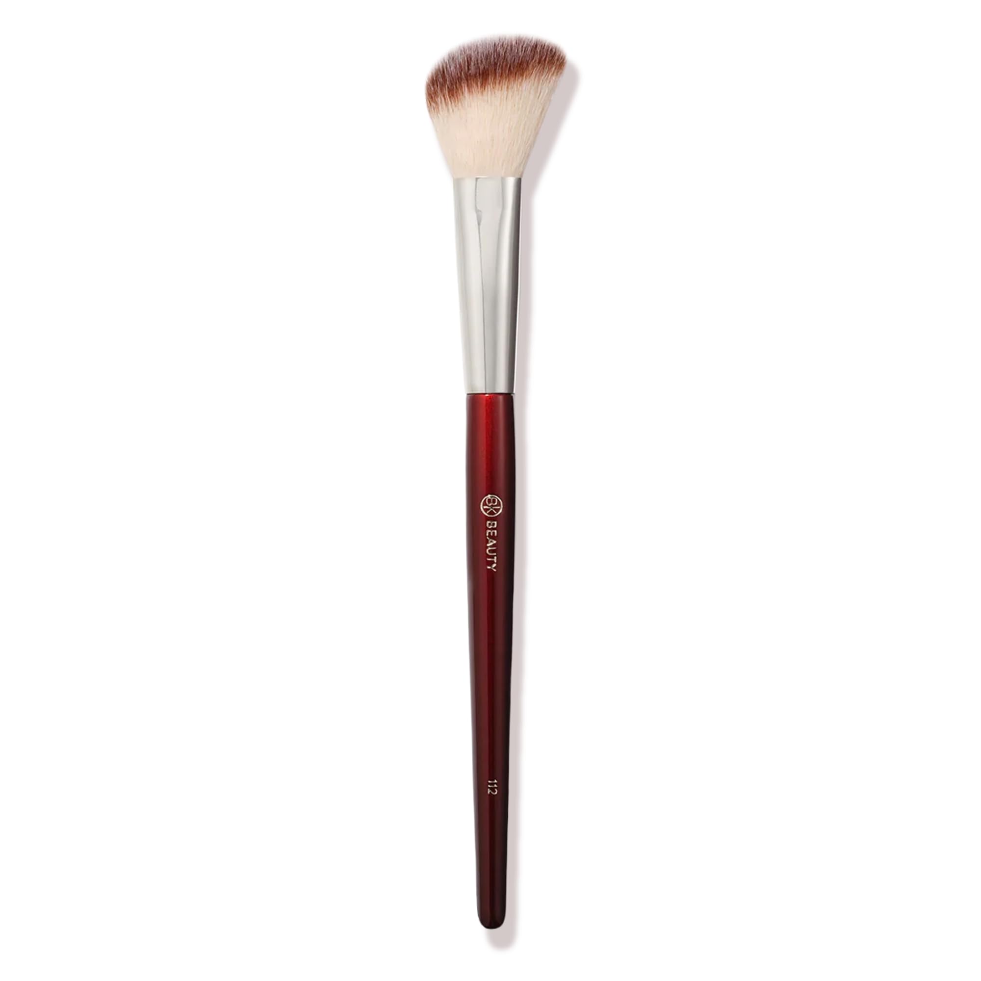 Photo 1 of BK BEAUTY 112 SMALL ANGLED FACE BRUSH – Precise Angled Blush Brush for Soft, Natural Blend, Ideal for Blush on Smaller Faces & Highlighting