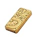 DaLanZom Chinese Dragon USB Rechargeable Windproof Electric Plasma Arc Lighter , Flameless Electronic Pulse Arc Cigarette Lighter Set with USB Charging Cable (Gold)