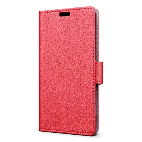 SLEO Case for Nokia 6 2018, Luxury Wallet Flip PU Leather Protective Case Cover with Card Slot