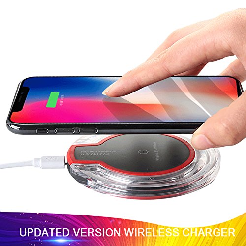 Wireless Charger, W Fast Wireless Charging Stand, Qi-Certified