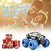 NQD RC CAR Electric RC Car Off Road Vehicle 2.4Ghz Radio Remote Control Car 360° Spin Monster Truck Dancing Stunt Cartoon Toy Car, Blue 9025