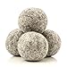 Dark Wool Dryer Balls, 4-Pack - Made For Drying Colors/Darks - Natural Fabric Softener - Ecofriendly & Organic - Reusable Dryer Sheets for Infants