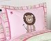 Pink and Green Girls Jungle Kids Bedding 3pc Full / Queen Set