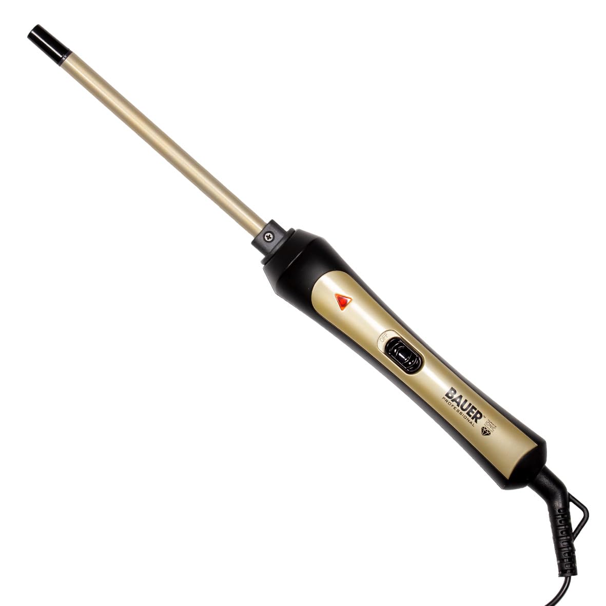 Bauer 38860 Slimline Curling Wand/TourmaPro Styler/Curls for All Hair Types/Ultra Slim 9mm Barrel / 200° Heat / 360° Swivel Cord/Cool Touch Tip