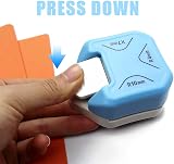 FUYOAL 3 in 1 Corner Rounder Punch Blue 4mm 7mm 10mm for Paper Craft view 6