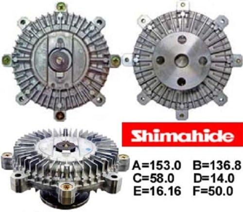 SHIMAHIDE FAN CLUTCH ISUZU PICKUP TROOPER V6 89-94