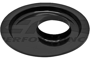 Cobra-Tek Fits GM 14" Round Air Cleaner Base Off Set Edp Black Finish 5 1/8" Neck