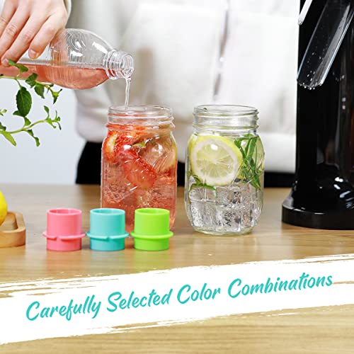 AIEVE Bottle Adapter Compatible with Sodastream Machine, 3 Pack 28 mm