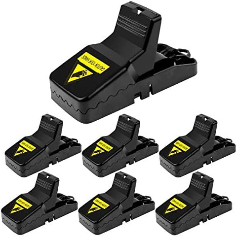 Diaotec Mouse Trap, Rats/Mice/Rodents Snap Traps That Work Quick Kill - Sensitive and Effective Mice Control/Catcher (6 Pack)