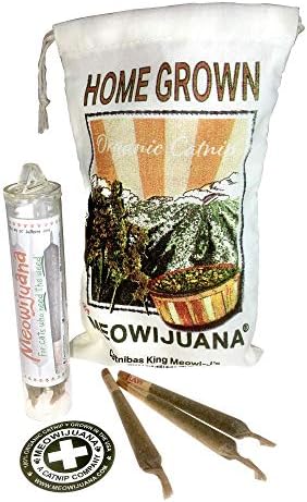 Meowijuana Catnip Joints, Feline Approved, Infused with Maximum Potency Your Cat is Guaranteed to Go Crazy for!