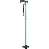 HurryCane HCANE-PP-C2 Freedom Edition Foldable Walking Cane with T Handle