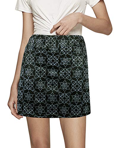 image for Oyamiki Women's Casual Pleated Tennis Golf Skirt with Underneath Short