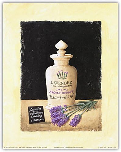 Aromatherapy Essential Oil~Lavender UNFRAMED Art Print by Martin Wiscombe