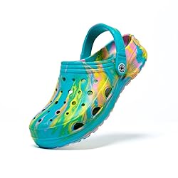 Generic Boys&Girls Classic Marbled Tie Dye Clog