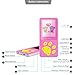 wiwoo B4 MP3 Player for Kids, 8GB Portable Cute Cartoon Music Player with Fun Game FM Radio Voice Recorder E-Book Video Play Photo Viewer (Pink)