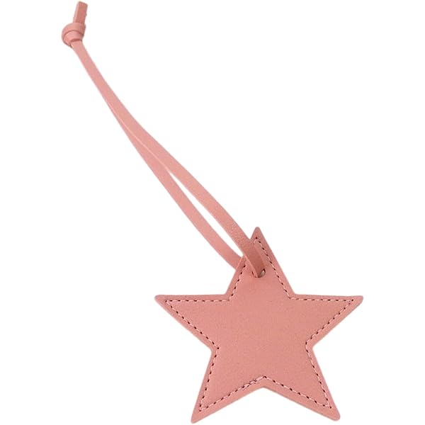 Star And Moon PU Leather Bag Charm - Cute Luggage Identifier For Backpack, Purse, Or Keys