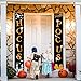 Whaline Hocus Pocus Halloween Banner Indoor/Outdoor Decorative Hanging Sign for Home Office Front Door Porch Welcome Halloween Decorations