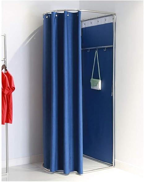 Amazon Co Jp Gdming 脱衣所 カーテン 脱衣所 棚 折りたたみ棚ディスプレイ棚衣料品店 モバイル試着室 半円 シンプル 部屋を変える 婦人服店 カーテン 衣料品店 更衣室トラック モール ディスプレイスタンド 8色 Color D Size 70x70x180cm ホーム