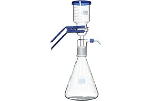 LABHOUSE Lab Vacuum Filtration Apparatus Kit 500 mL Filtering Flask & 300 mL Glass Buchner Funnel