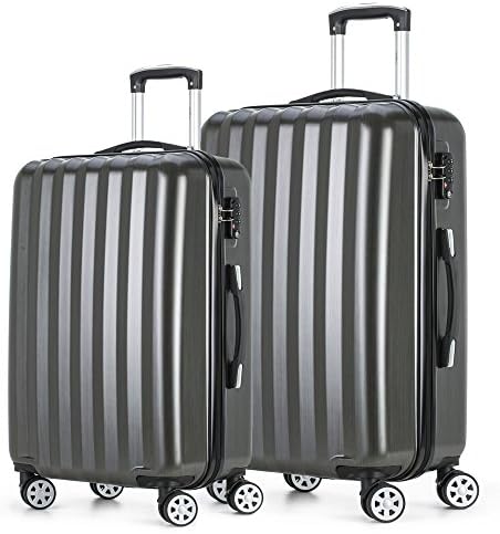 Fochier Luggage 2 Piece Set Lightweight Spinner Suitcase with TSA Lock