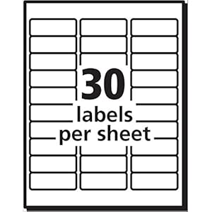 Avery Address Labels with Sure Feed for Laser Printers, 1
