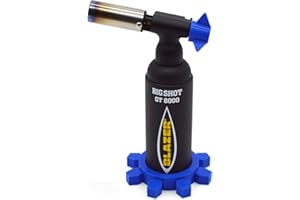 GENERIC Blazer Bigshot GT-8000 Torch Knob and Base Upgrade Kit - 3D Printed Accessory Pack for Blazer Torches (Blue)