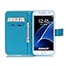 Firefish Galaxy S7 Case, Kickstand Flip [Card Slots] Wallet Cover Double Layer Bumper Shell with Magnetic Closure Strap Case for Samsung Galaxy S7-Dreamnet