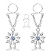 CABBE KALLO 2Pcs Fake Nipple Rings Non-Piercings Stainless Steel Body Piercing Jewelry (Blue)