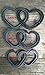 Intertwined Horseshoe Hearts - hanging wall or decor