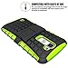 LG K10 Case, LG Premier LTE Case, Viodolge [Shockproof] Hybrid Tough Rugged Dual Layer Protective Case Cover with Kickstand for LG K10 / LG Premier LTE (Green)