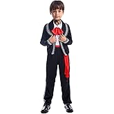 STIOEDYUAN Kids Mexican Costume Folklorico Cinco De Mayo Amigo Day Of The Dead Mariachi Halloween Cosplay Outfit Fiesta