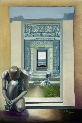Reproduction of Original Oil Painting on Canvas ' The Way ' 24x36