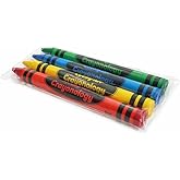 Lucky Art Crayonology Crayon Packs, Standard, 20 Sets of 4, 80 Count | Non-Toxic, 3.5 Inch Standard Size, Goodie Bags, Classr