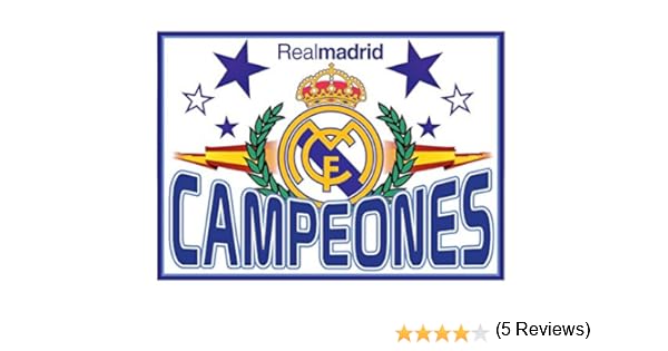 Real Madrid Bandera Campeones. 150 x 100 cm. Producto Oficial ...