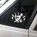 WINOMO Funny Car Stickers High Gas Consumption Decal Fuel Gage Empty Stickers (White)