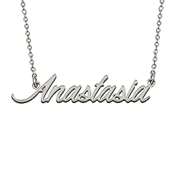 HUAN XUN Custom Dainty Name Necklace Personalized