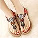 Nevera Shoes Ladies Flip-Flops Bohemian Elastic Strappy Thong Ankle Strap Sandals for Women
