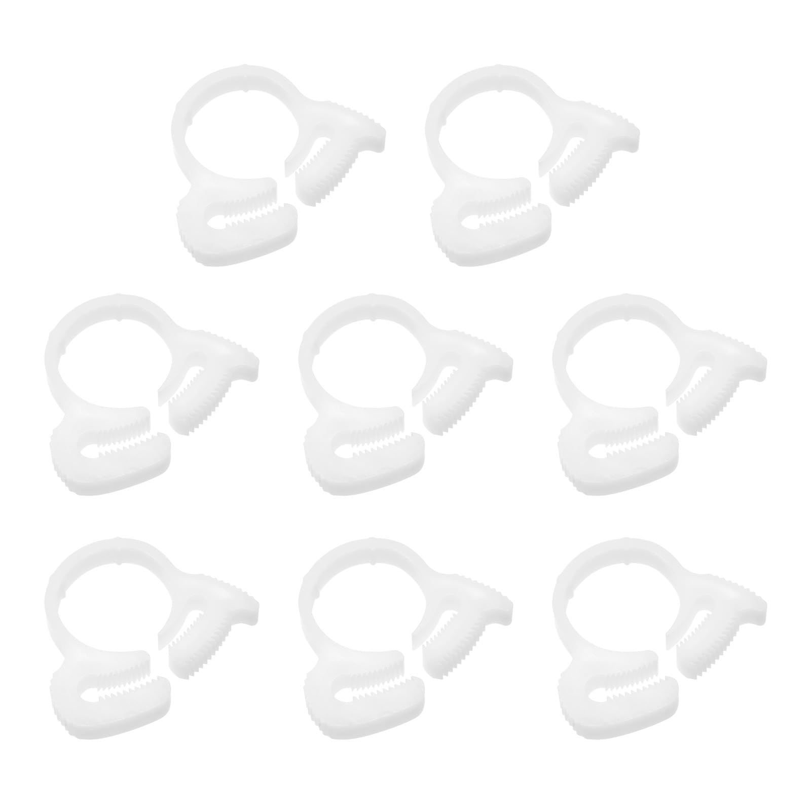 LT Easiyl 8 Pcs Replacement Sweep Hose Attachment, Pool Hose Clamp Clasp Sweep Hose Attachment Clamp Clasp Compatible with Zodiac Polaris Pool Cleaner 280 360 380 3900, White