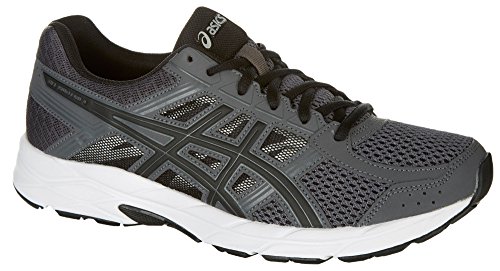 ASICS Men's Gel-Contend 4 Running Shoe, Dark Grey/Black/Carbon, 10.5 Medium US
