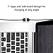 Magnetic USB C Cable For MacBook(Pro)/Belker tech Replacement MagSafe Magnetic USB C to USB C Connection for MacBook (Pro)and Any USB-C Device with the 4.3 A Fastest Power Charging(5ft Black)