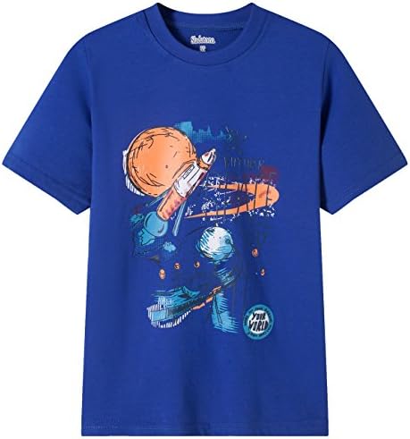 Little Boys T-Shirts Short Sleeve Space Clothes Summer Toddler/Infant Kids Casual Tee Size 5T