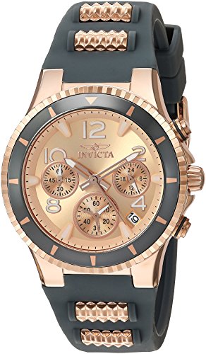 Invicta-Womens-BLU-Stainless-Steel-Quartz-Watch-with-Silicone-Strap-Two-Tone-1-Model-24189
