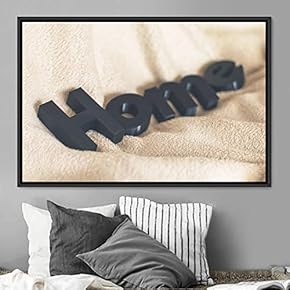 signwin Framed Canvas Wall Art Word Panels 3D...