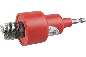 Weiler 36304 3/4" Inside Diameter, 7/8" Outside Diameter, 302 Stainless Steel Bristles, Turbo Tube Brush, Made in the USA