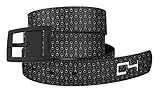 C4 Equestrian Metal Free Belt: Black Bits n Pieces Strap / Black Buckle