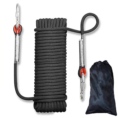 Outdoor-Kletterseil Durchmesser 10mm Statisches Kletterseil im Freien, Hochfestes Sicherheitsseil Geflochtenes Nylonseil…