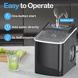 SPECILITE Ice Makers Countertop, Compact Ice