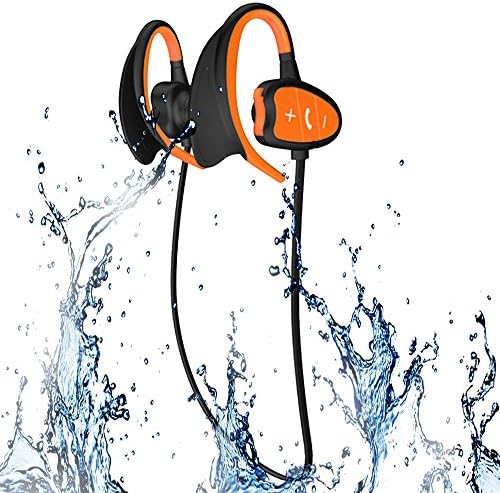 Happy Professional IPX8 High-Level Waterproof Sport Wireless Bluetooth Headset Bluetooth Earphone Super Fashion New Style Shark BH802 (orange)